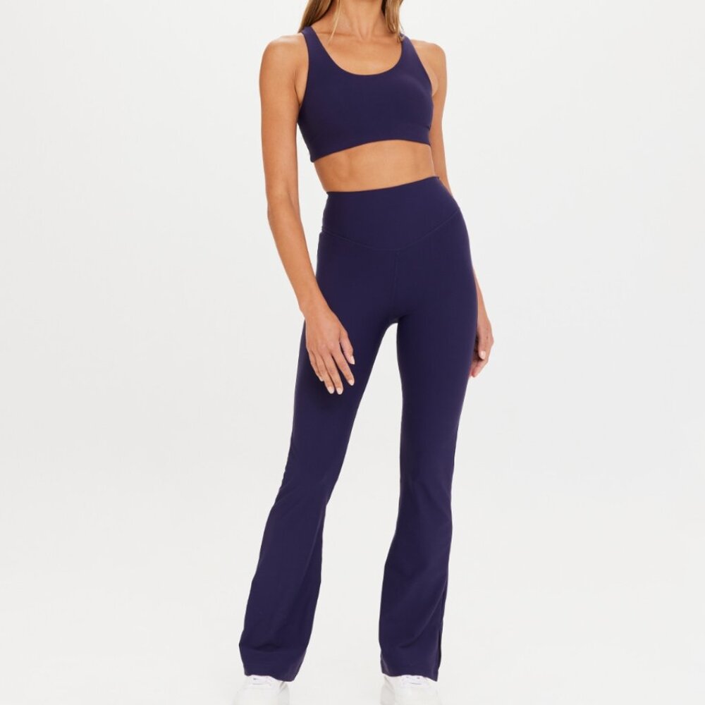 Revolve- The Upside Peached Florence Flare Yoga Pants in Navy